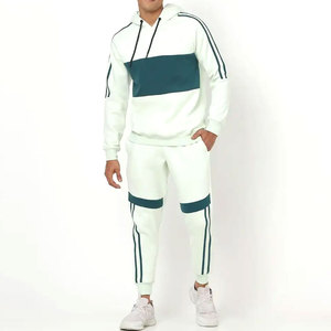 Ensemble de survêtement premium pour homme avec capuche, imprimé uni, logo personnalisé, respirant, pour la gym, l'entraînement et les loisirs - Product Image 1
