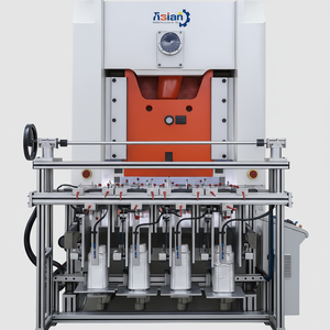 Machine de poinçonnage pneumatique automatique ASIAN ENGINEERING AS/80 AFC-38 pour barquettes alimentaires en aluminium, 50 pièces/min, moteur 15 CV, robuste - Product Image 6