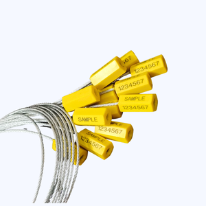 Serrures de sécurité mécaniques hexagonales en fil d'acier, diamètre 1,8 mm, scellés isolés pour conteneurs - Product Image 3