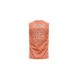 เสื้อฟุตบอลแบบปรับแต่งได้ ไซส์พลัส ทรงกระชับพอดีตัว 7 คนต่อทีม แบบสลิมฟิต ระบายอากาศได้ดี ไม่มีแขนเสื้อ - Product Image 6