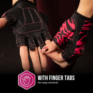 Grip Lock Padding Women's Fitness <b>Gloves</b> Durable Flexible Finger Tabs Premium Standard Quality Low Price Custom Gym <b>Gloves</b> - Product Image 4