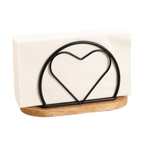 Wholesale Stainless Steel Metal Napkin Dispenser <b>Freestanding</b> Tabletop Paper Tissue Holder Stand for Home Restaurant Cafe <b>Bar</b> - Product Image 2