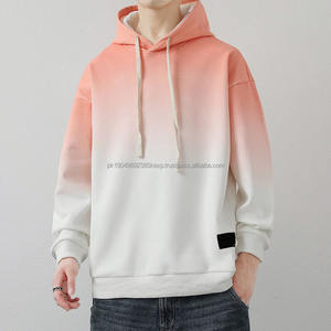 Tie Dyed Gradient Hommes Hoodies Multi Color Pull Hoodie pour Hommes 100% Polyester Hoodies - Product Image 2