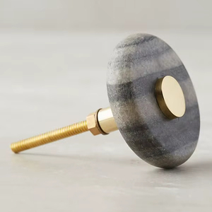 Boutons de meuble en marbre faits à la main, boutons de tiroir en marbre, boutons en pierre, boutons en bois au prix de gros direct usine - Product Image 1