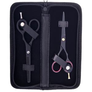 Ensemble de ciseaux à effiler professionnels pour barbier avec étui, qualité supérieure, prix abordable, best-seller, ensemble de ciseaux de coiffure - Product Image 2