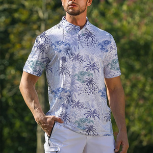 Camiseta de Golf Deportiva para Hombre con Bolsillo, Logotipo Personalizado, Control de Humedad, Tejido Transpirable, Impresión Digital para Rendimiento - Product Image 2