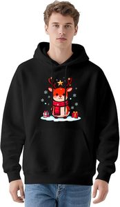 <b>Men</b>’s Premium Streetwear Hoodie Loose Fit Thick Fleece Fabric Custom Embroidered Logo Modern Casual Pullover Sweatshirt - Product Image 4