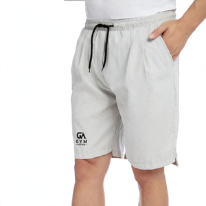 Shorts de sport pour homme GYM ACTIVE, style vintage, en toile, avec fermeture éclair, pour la gym, les sports, l'entraînement, la course à pied et la remise en forme - Product Image 4