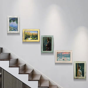 Cadre photo en bois massif de style vintage classique, en bois de manguier, artisanal, rustique, moderne, décoration de table pour la maison ou le bureau - Product Image 2