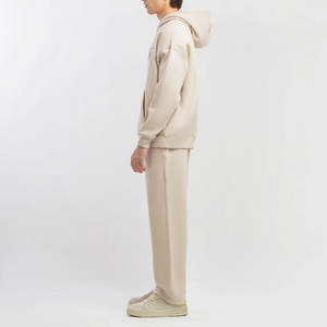 Conjunto Deportivo Oversize de Algodón Grueso de Primera Calidad, Estilo Urbano Minimalista y Liso - Product Image 3