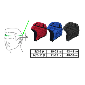 Kids Rugby Helmet Soft Padded with Ventilation Holes Rugby Headguards for Skateboarding Skating Hat Sports Helmet Rugby Tennis - Product Image 6