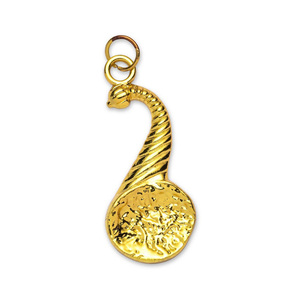 Colgante de Metal Dorado con Joyas para Guardabosques Senior de Custom Craft Lodge, Venta al por Mayor - Product Image 1