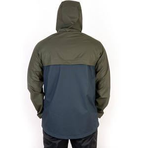 <b>Men</b> High Quality Hooded Windbreaker <b>Jacket</b> Waterproof Quick Dry Breathable Lightweight Casual Outdoor Comfortable Regular Fit - Product Image 3