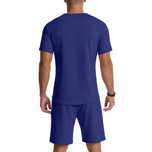 Conjunto Deportivo de Verano para Hombre, Ligero y Transpirable, Conjunto de 2 Piezas, Pantalones Cortos Casuales para Gimnasio y Calle, Personalizable - Product Image 2