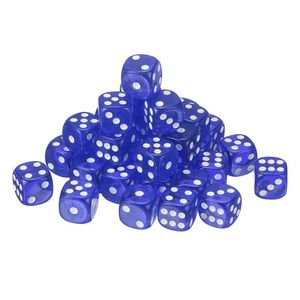 Dés de jeu D6 standard faits à la main en résine, écologiques, portables, à six faces, en acrylique, à coins arrondis, pour le jeu Yahtzee - Product Image 3