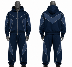Ensemble de survêtement d'entraînement OEM en gros pour hommes, survêtement à capuche léger en nylon pour hommes, US - Product Image 5