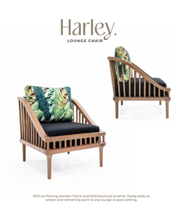 Wooden Lounge Chair Upholstered Accent <b>Armchair</b> Curved Frame Leisure Seat for Hotel Patio Veranda - Product Image 1