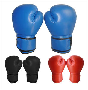 Guantes de Boxeo MMA Profesionales Personalizados de Piel Blanca de Alta Resistencia con Cierre de Gancho y Bucle Antideslizantes, Tamaños Personalizables, Pakistán - Product Image 1