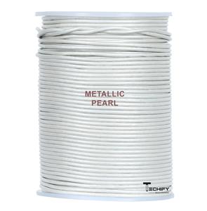 Cordon en cuir souple et lisse pour la fabrication de bijoux, idéal pour les créations de perles et de métaux, la couture et les composants décoratifs de bijoux. - Product Image 2