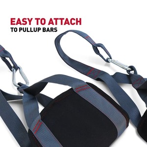 New Arrival Adjustable AB Straps Hanging Slings Breathable & Durable for <b>Pull</b>-<b>up</b> <b>Bar</b> Exercise Gym Fitness Online Sale - Product Image 4