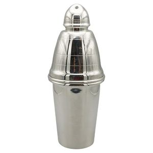 Coctelera de metal plateada de lujo para servir cerveza y cócteles, accesorios de barra. - Product Image 6