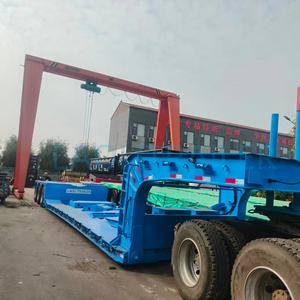 Semirremolque de Plataforma Baja de 3, 4 y 5 Ejes para Transporte de Equipo Pesado, Maquinaria de Construcción, Plataforma para Camiones, Diseño Duradero - Product Image 1