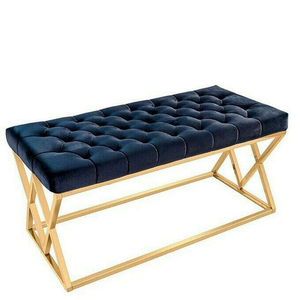 Cómodo Banco de Tela Ovalado con Almacenamiento Debajo del Asiento en Varios Colores, para Comedor, Hogar, Apartamento, Banco para el Pie de la Cama - Product Image 5