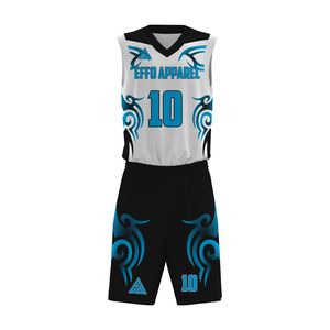Uniforme de Baloncesto de Última Moda y Alta Calidad, Ropa Deportiva, Uniforme de Baloncesto Juvenil Personalizado para Exteriores - Product Image 3