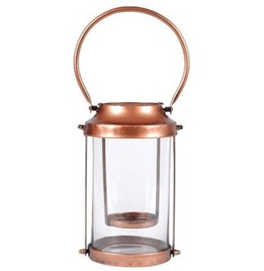 Modern Selling Portable Handmade Floor Metal & Glass <b>Copper</b> Finished Metal Hanging Candle <b>Lantern</b> Home Decor Handmade - Product Image 2