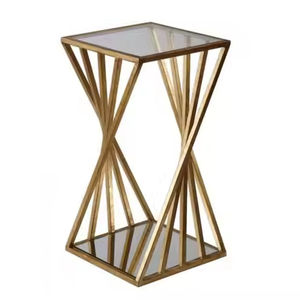 Mesa de Centro Redonda de Metal de Diseño Admirable para Cafetería, Decoración Elegante para Bodas, Mesa Decorativa para Interiores del Hogar - Product Image 6