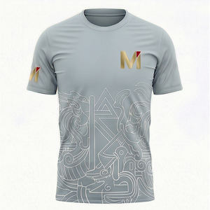 Tenue de football unisexe personnalisée, ensemble maillot et short respirant imprimé, séchage rapide, protection UV, vêtements de sport d'entraînement - Product Image 1