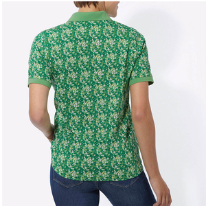 เสื้อโปโลผู้หญิงสำหรับตีกอล์ฟ พิมพ์ลายโลโก้ด้วยผ้าไหมคุณภาพสูง ผลิตจากผ้าฝ้าย 100% - Product Image 2