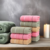 Serviette de bain de qualité supérieure 27x54 pouces fabriquée avec une serviette de haute qualité de 2/20s x 2/20s x 20s pour une absorption et une durabilité supérieures