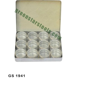 Boîte de rangement en aluminium avec couvercle transparent, organiseur pour bijoux, perles, pierres précieuses, pièces de montres, outils d'artisanat GS1941 - Product Image 1