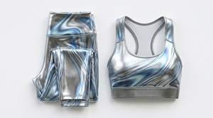 Conjuntos de Yoga para Mujer, Tendencia Actual, Diseño a Cuadros, Transpirables, de Secado Rápido, Ligeros, 2 Piezas, Ropa Deportiva para Fitness - Product Image 5