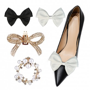 Scarpe Self-Wedding con nastro staccabile corpetto accessorio décolleté eleganti per matrimoni - Product Image 1