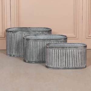 Maceta de hierro con elegante forma contemporánea para esquinas de jardín, balcones y decoración de plantas de interior. - Product Image 1