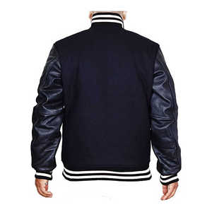 Stonefield Manufacturing Varsity <b>Jacket</b>-100% Wool Canvas <b>Waterproof</b> Reversible Anti-Bacterial Hooded Streetwear <b>Winter</b> Outerwear - Product Image 5