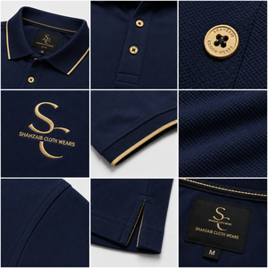 Camisas Polo Personalizadas al por Mayor con Logotipo, Camiseta Polo de Golf Bordada Transpirable de Algodón para Hombre, Fabricante de Marca Privada - Product Image 5