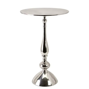 Designer Aluminum Drink <b>Table</b> With Polished Surface For Contemporary Furniture Collection And Home <b>Display</b> - Product Image 1
