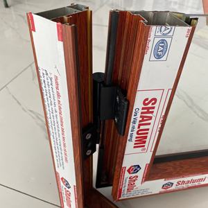 ระบบหน้าต่างอลูมิเนียม Shalumi 6000 ซีรีส์ ลายไม้ พร้อมบริการเชื่อมตัด ราคาโรงงาน ภูโธ เวียดนาม โปรไฟล์รูปตัว T - Product Image 4