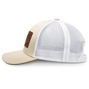 Casquette Trucker Unisexe en Cuir avec Patch, Réglable, en Maille, à Fermeture Snapback – Fournisseur en Gros - Product Image 2