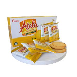 ATELA 342G Crackers de maíz crujiente Sal baja en grasa y bocadillos dulces empaquetados en caja o bolsita Vietnam Venta al por mayor OEM ODM Fabricante - Product Image 4