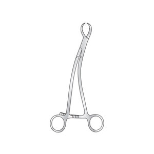Pinza para Sujeción de Huesos Burns de 200 mm, Instrumento Quirúrgico Ortopédico de Acero Inoxidable, Pinza para Huesos Reutilizable, Fabricante de Pakistán - Product Image 1