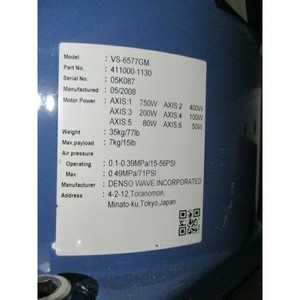 Brazo Robótico de 6 Ejes Denso VS-6577GM con 410200-0530 - Equipo y Piezas de Semiconductores de Confianza de Marca Global - Product Image 6