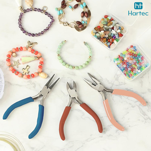 3 Piece Jewelry Making <b>Pliers</b> <b>Set</b> Precision Round Nose Flat Nose Wire Cutter <b>Set</b> Ergonomic Craft Tools for DIY Beadwork - Product Image 6