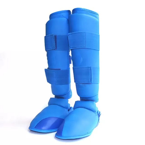 Protection corporelle Taekwondo et Karaté à prix de gros : Protège-tibias et protège-pieds pour le kick-boxing - Product Image 1