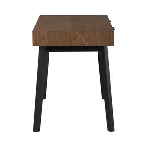 Modern Walnut <b>Study</b> <b>Table</b> with Easy Assembly Design and Sturdy Wood Legs for Home Office and Bedroom - Product Image 3