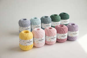 Fil à tricoter YARNA Chablis (60g) en coton mélangé, luxueux, pour travaux manuels, couleurs douces, artisanat saisonnier, coton mélangé de qualité supérieure, décoration intérieure, crochet. - Product Image 5