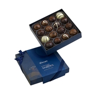 Boîte cadeau en chocolat rigide de luxe avec impression personnalisée, fenêtre transparente, impression UV, laminage mat, gaufrage, doublure en éponge, fermeture magnétique